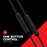boAt Bassheads 104 | Wired Earphones with 10mm drivers, Absolute Experience, Immersive Audio, Lightweight Design Black