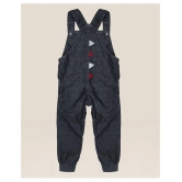 Dungaree For Boys & Girls Casual Printed Denim Blend - None