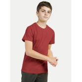 Radprix Red Cotton Blend Boys T-Shirt ( Pack of 1 ) - None