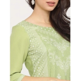 Ketch Polyester Printed Straight Womens Kurti - Green ( Pack of 1 ) - None