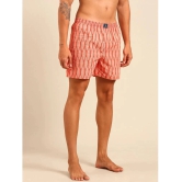 Joven Orange Cotton Mens Boxer- ( Pack of 2 ) - None