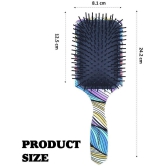 Majestique Large Paddle Hair Brush Refresh And Extend Soft Nylon Bristles Color May Vary