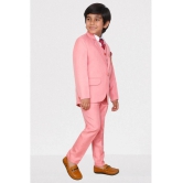 DKGF Fashion - Pink Polyester Boys Suit ( Pack of 1 ) - None