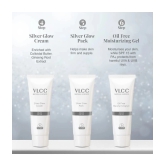 VLCC Silver Facial Kit, 60 g & Insta Glow Gold Bleach, 30 g (Pack of 2)