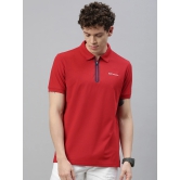 TVS Racing Polo Tshirt Polyester Red Blue