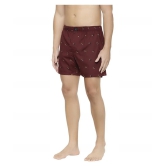 XYXX - Maroon Cotton Blend Mens Boxer ( Pack of 1 ) - M