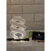 Spiral Led Plaque with Led Stand