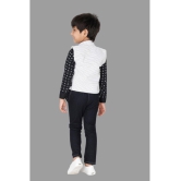 DKGF Fashion - White Cotton Blend Boys Shirt & Jeans ( Pack of 1 ) - None