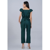 SIPET - Green Rayon Slim Fit Womens Jumpsuit ( Pack of 1 ) - None