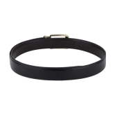 Loopa - Black Faux Leather Mens Formal Belt ( Pack of 1 ) - None