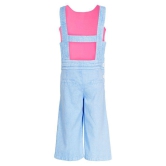 Naughty Ninos - Blue Cotton Girls Dungarees ( Pack of 1 ) - None