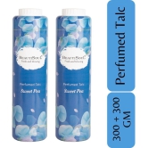 Beautisoul Beautisoul Sweet Pea Talcum Powder Beautisoul Sweet Pea Talc 300g + 300g Talc 600 gm Pack of 2