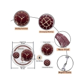 DoubleRun Maroon Silicon Chronograph Mens Watch