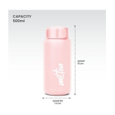 Milton Aqua 500 Stainless Steel Water Bottle (500 ml) Light Pink - Light Pink