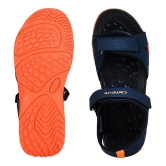 Campus - Navy Mens Floater Sandals - None