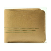 Loopa PU Beige Casual Regular Wallet - Beige