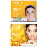 VLCC Original Gold & Anti, Tan Facial Kit, 60 g (Pack of 2)