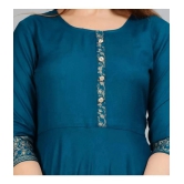 SIPET - Olive Rayon Womens Tiered Flared Kurti ( Pack of 1 ) - None