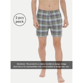 Mens Cotton Assorted Boxers 2 Pcs Pack