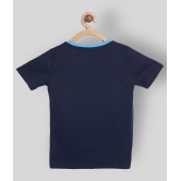 Lazy Shark - Navy Cotton Blend Boy's T-Shirt & Shorts ( Pack of 1 ) - None