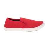 ASIAN M-2025 Red Mens Slip-on Shoes - None