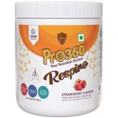 PRO360 Respiro Protein for Lungs Care Health Drink Powder 200 gm Strawberry