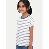 Radprix White Cotton Blend Girls T-Shirt ( Pack of 1 ) - None