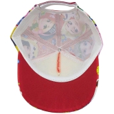 Zacharias Unisex Kids Cotton Cap kc-16 Red_1-5 Years) (Pack of 1) - None