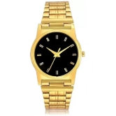 Viser Gold Metal Analog Mens Watch