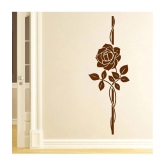 Decor Villa Beauty Rose PVC Wall Stickers