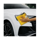 SOFTSPUN 900 GSM, Microfiber Double Layered Cloth 40x40 Cms 2 Piece Towel Set, Extra Thick Microfiber Cleaning Cloths Perfect for  Home, Kitchen, Cars, Furniture and More.