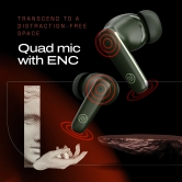 Noise Buds Venus Truly Wireless in-Ear Earbuds with ANC (Up to 30dB), 40H Playtime, Quad Mic with ENC, Instacharge (10 min = 120 min), Low Latency(up to 45ms), 10mm Driver Galaxy Green