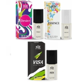 ST.JOHN Cobra Visa,Desire & Essence Pocket Perfume For Men 10ml Each (30ml) - Pack of 3