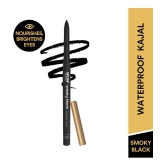 WOW Skin Science - Black Matte Kajal 350 g Pencil ( Pack of 1 )