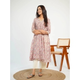 Seher Gullabi Gathered Kurti-XS