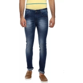 Men Slim Mid Rise Blue Jeans