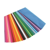 ECLET 100 pcs Color A4 Medium Size Sheets (10 colour X 10 Sheet) 10 Sheets Each Color Art and Craft Paper Double Sided Colored(Length -27.5 cm Width - 20.3 cm) code 154