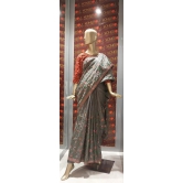 Embroidery Saree-FS / GREY