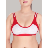 HAYA Red Cotton Non Padded Women's Everyday Bra ( Pack of 1 ) - None