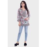 Meher Impex - Multi Color Crepe Womens Tunic ( Pack of 1 ) - None
