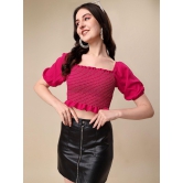 Sheetal associates - Pink Polyester Womens Crop Top ( Pack of 1 ) - None