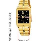 Abrexo Gold Stainless Steel Analog Mens Watch