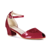 MARC LOIRE - Maroon Women's Sandal Heels - None