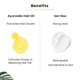 Ayurvedic oil with Heater 50ml +Free Hair Wax 50gms | CRM