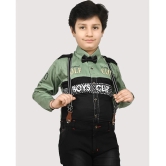 Arshia Fashions - Green Cotton Blend Boys Shirt & Jeans ( Pack of 1 ) - None