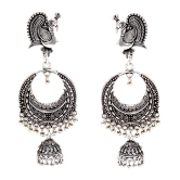 Jewar Mandi - Golden Jhumki Earrings ( Pack of 1 ) - Golden