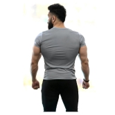 Fuaark - Light Grey Polyester Regular Fit Mens Compression T-Shirt ( Pack of 1 ) - S