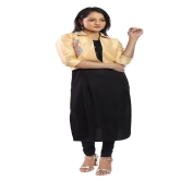 Gold Pure Raw Silk Women's  Jacket