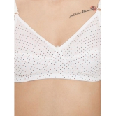 ILRASO - White Cotton Blend Non Padded Women's T-Shirt Bra ( Pack of 1 ) - None