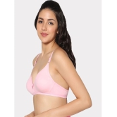 IN CARE LINGERIE - Pink Cotton Non Padded Womens Plunge Bra ( Pack of 1 ) - None